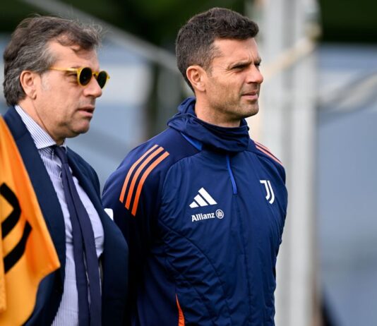 Giuntoli: Thiago Motta’s job ‘is not in question’ following Juve’s Coppa Italia exit