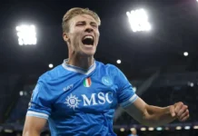 Manchester United loanee Rasmus Hojlund heaps praise on Napoli boss Antonio Conte