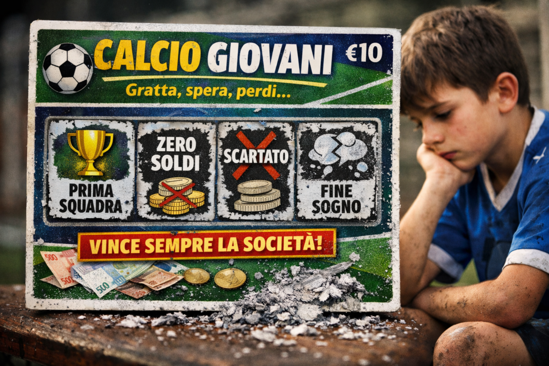 Il gratta e vinci del calcio: chi perde è sempre il ragazzo