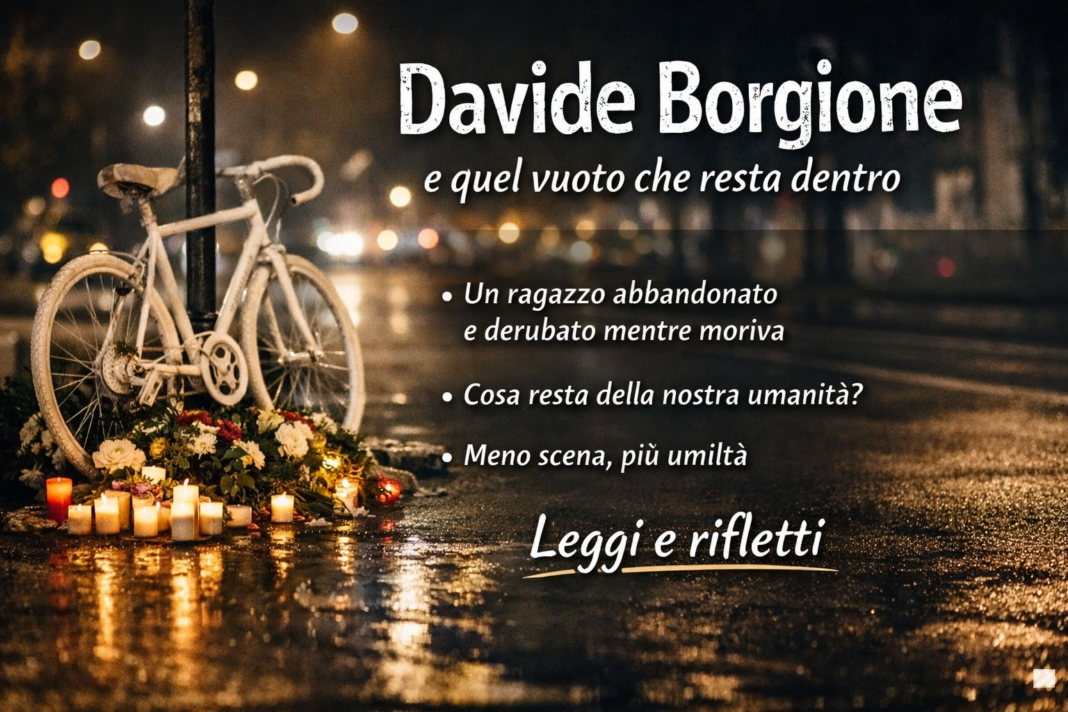 Davide Borgione e quel vuoto che resta dentro