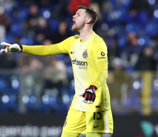 Inter Tracking Lazio Goalie After U-Turn in the Role