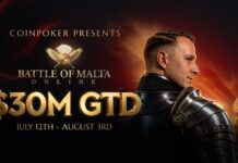 Battle of Malta Online Series on CoinPoker: $30M Guaranteed