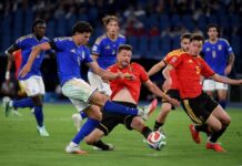 Roberto Mancini says boos ‘normal’ after Italy’s disappointing loss v Belgium
